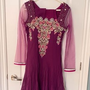 Purple dress/ Purple anarkali